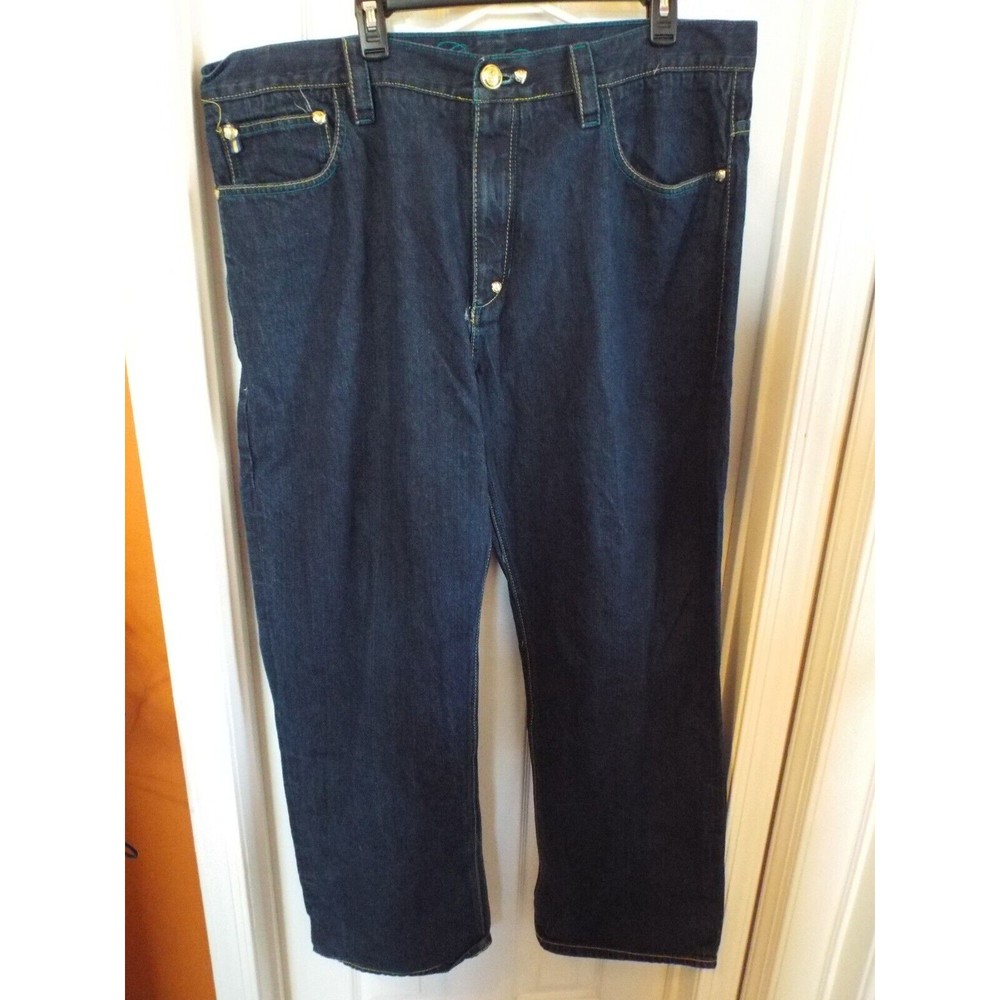 Coogi Austrailia Jeans Logo Amazing Embroidered Pockets EUC 42/35